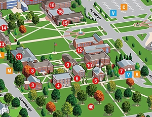 mckendree campus map PDF