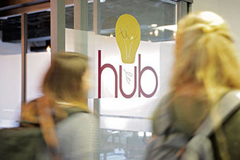 theHub Signage