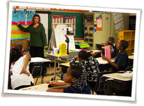 Photo of Teacher in classroom