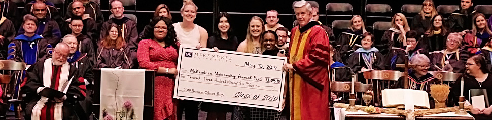 Check Presentation of the Class of 2019 Senior Class Gift