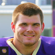 Photo of Richie Rebmann '14: Offensive Lineman Tackles Criminal Justice