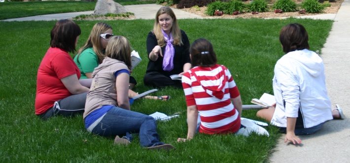 Photo of Class held on Front Lawn