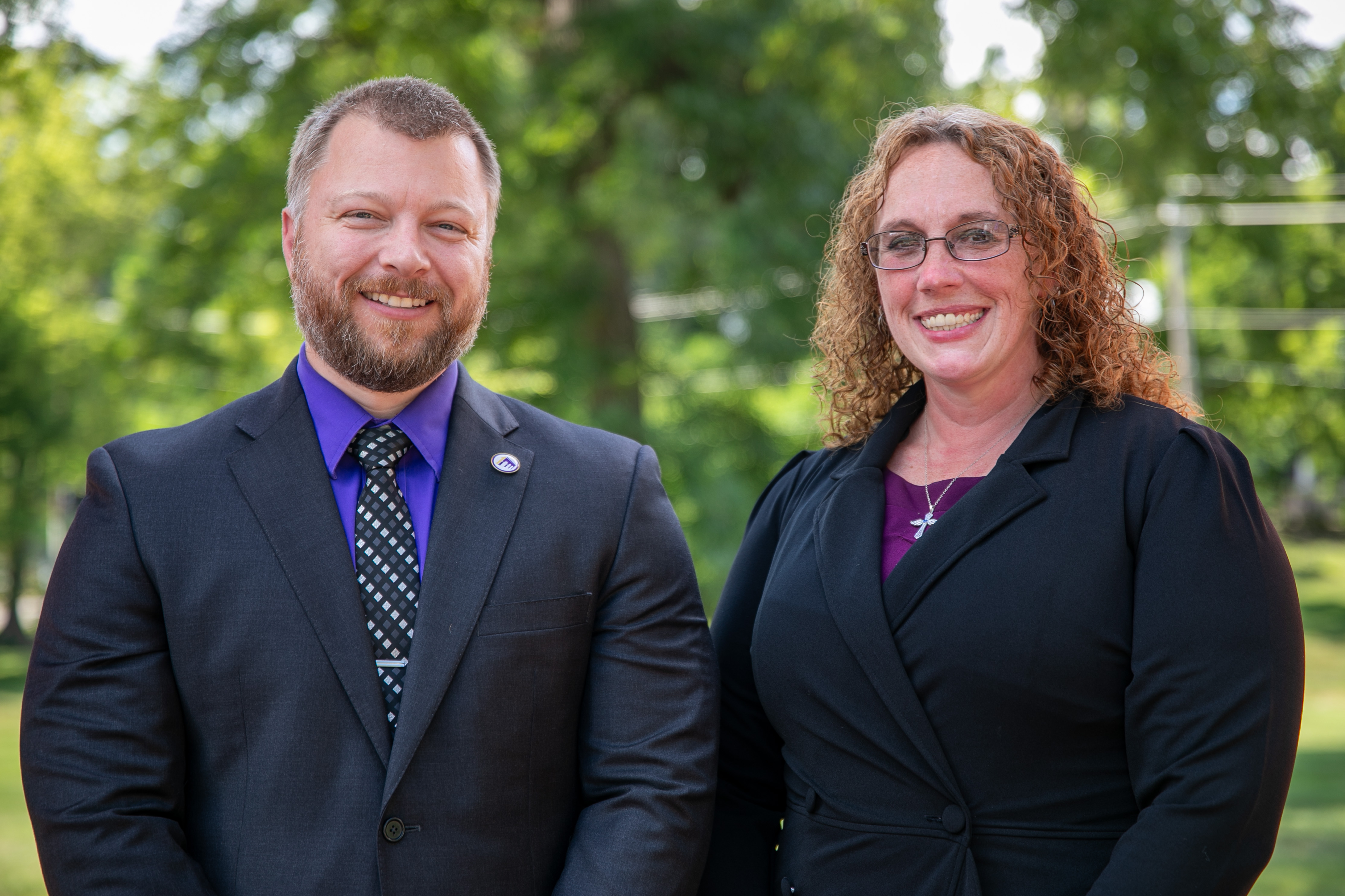 Jenni Miller and Calvin Wertman