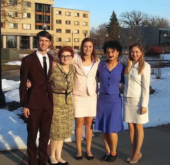 Competing for McKendree University at the National Forensics Association Tournament were Andrew Wagner, Emma Webster, Isa Scaturro, Lea Smith and Grace Alexander.