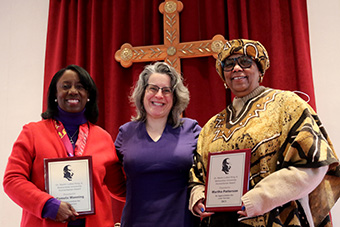 Dr. Pamela Manning and Dr. Martha Patterson received the 2021 McKendree University MLK Humanitarian Award winners. Dr. Patterson dedicated her award to Dr. J.L. Kemp for her commitment to diversity and inclusion, her service to the university and region, and her devotion as a mentor to young people.