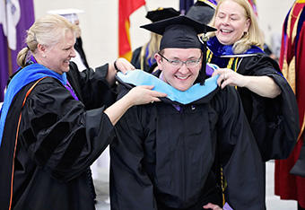 Graduate Student at Commencement