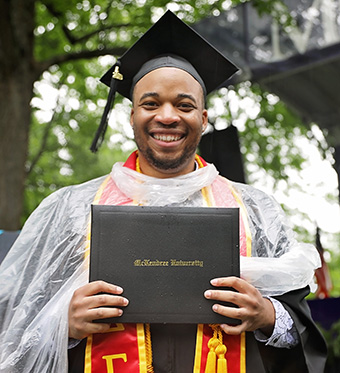 Photo of Undergraduate at Commencement