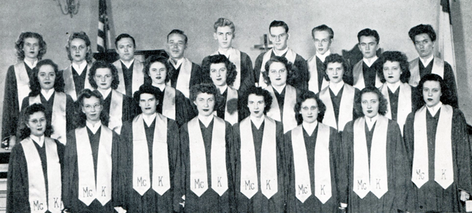 Photo of 1938 Show Choir