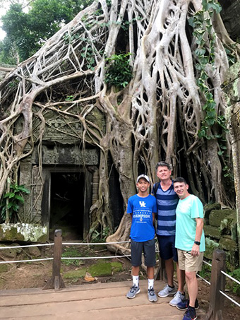 Ta Prohm temple, in the Angkor complex